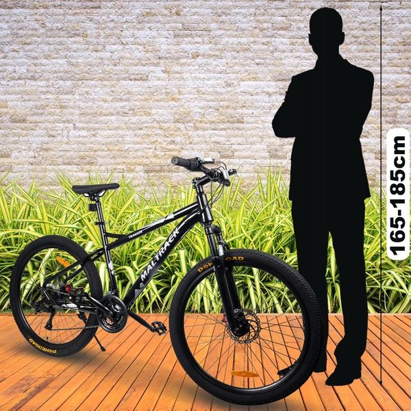 ROWER GÓRSKI MTB MANETKI 21 BIEGÓW 2 TARCZE RAMA 15" KOŁA 26" NÓŻKA zdjęcie 13