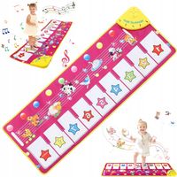 MATA DO TAŃCZENIA MUZYCZNA EDUKACYJNA PIANINKO DZIECI 8 ZWIERZĘTA DŹWIĘK