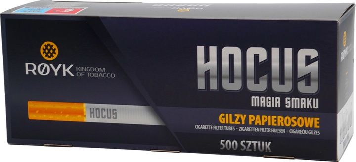 Gilzy papierosowe HOCUS 500szt X 5 zdjęcie 5
