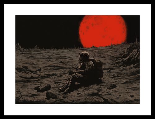 Plakat 35x25cm Samotność w Kosmosie na Arena.pl