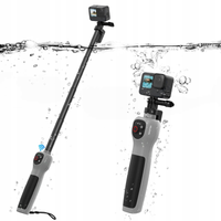 Selfie stick Bluetooth GoPro Hero 12/11/10/9/8 wodoszczelny 30m regulowany
