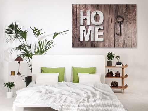 75801 Obraz na płótnie HOME KLUCZ RUSTYKALNY na Arena.pl