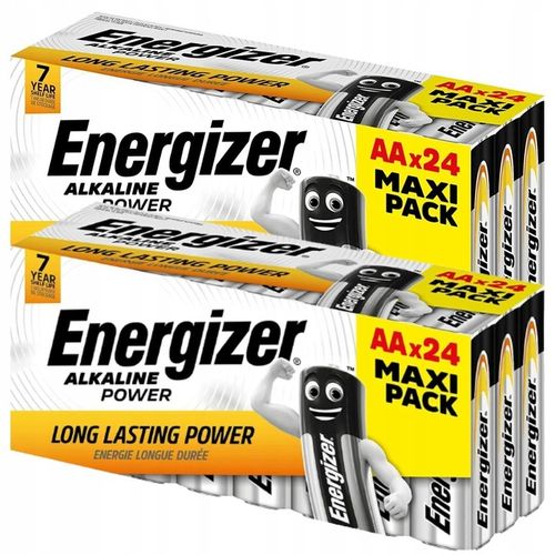 BATERIE ENERGIZER ALKALINE POWER AA LR6 1,5V BATERIE 48SZT na Arena.pl