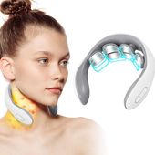 Masażer Do Szyi Karku Pleców Ciała Ramion Podgrzewany 6 Trybów Shiatsu USB