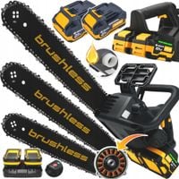 Akumulatorowa PILARKA PIŁA łańcuchowa elektryczna 40CM 2x4Ah DUAL MP0011