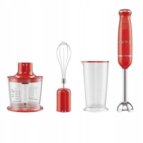 Blender ręczny SilverCrest SSMSR 600 A1 600W + zestaw akcesoriów CZERWONY na Arena.pl