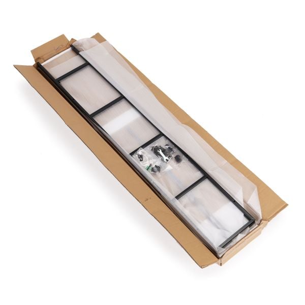 Regał drewniany szeroki nowoczesny LOFT 5 półek zdjęcie 6