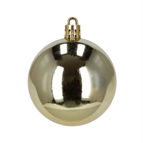 Bombki choinkowe 47 szt. zestaw dekoracji świątecznych, nietłukące, brązowy, złoty, biały na Arena.pl