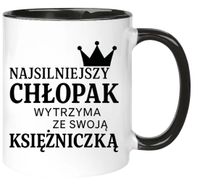 Kubek z nadrukiem prezent Dzień CHŁOPAKA dla kolegi urodziny różne wzory