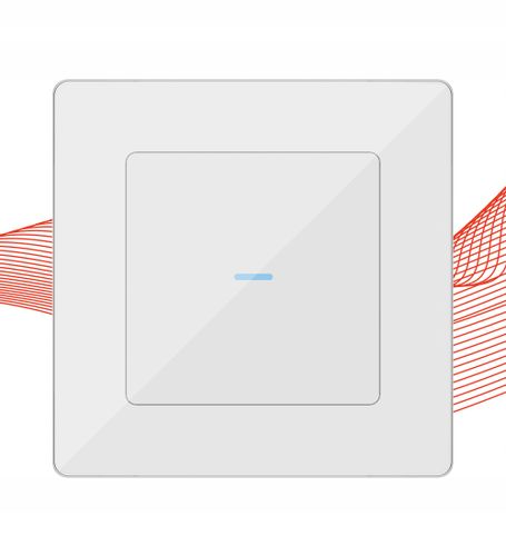 Przełącznik Włącznik 1 obwód ZigBee TUYA Przycisk PSMART RM Biały Szkło na Arena.pl