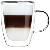 Szklanka Termiczna z Podwójną Ścianką do Kawy Herbaty Latte Napojów 300 ml