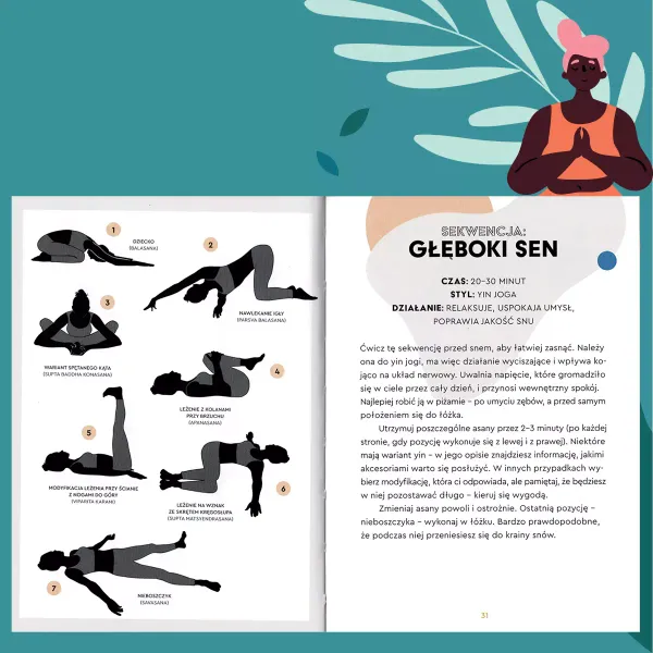 Joga. Asany. Karty do jogi + przewodnik zdjęcie 9