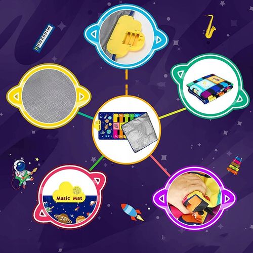 MATA MUZYCZNA EDUKACYJNA PIANINKO DLA DZIECI GRA DO TAŃCZENIA INTERAKTYWNA na Arena.pl