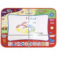 MATA WODNA do rysowania do nauki rysunku, liczb, liter 59x79,5cm + 2 pisaki