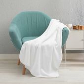 Kocyk Minky do sublimacji - srebrny brokat 76 x 101 cm