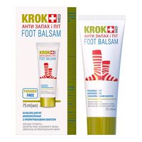 BALSAM ANTYPERSPIRANT NA PRZYKRY ZAPACH I POCENIE SIĘ STÓP 75 ml KROKMED