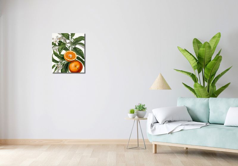 Obraz 40x50cm Dojrzałość Pomarańczy zdjęcie 2