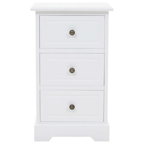 Szafka nocna, płyta MDF i drewno sosnowe, 35 x 32 x 59 cm na Arena.pl