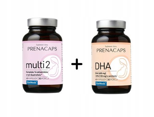 ForMeds PRENACAPS MULTI2 + DHA 2-3 Trymestr Ciąży na Arena.pl