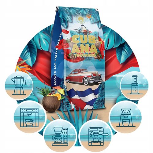 Kawa ziarnista 1KG CUBANA TOCORORO Świeżo Palona 100% ARABICA + GRATIS na Arena.pl