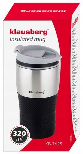 Kubek termiczny 320ml KLAUSBERG szary KB-7626 na Arena.pl