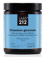 LABS212 Potassium gluconate - Glukonian potasu w proszku (105 g)