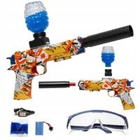 PISTOLET AUTOMATYCZNY NA KULKI ŻELOWE I STRZAŁKI 2W1 ELEKTRYCZNY BEZPIECZNY