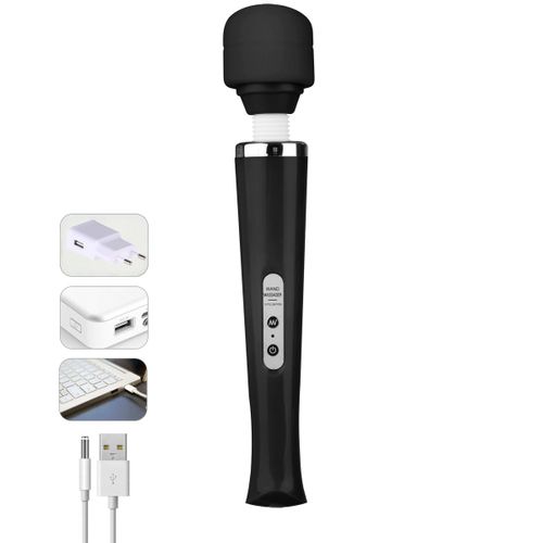 BEZPRZEWODOWY MASAŻER ORGAZMOWY - 10 PROGRAMÓW CZARNY na Arena.pl