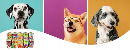 Karma mokra dla psa Puszka Duży Pakiet Mieszany Mix smaków 20 szt x 400g na Arena.pl