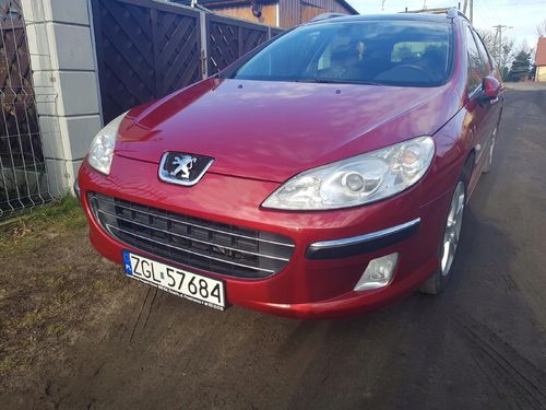 Peugeot 407 - Listwy CHROM na GRILL atrapa 3 szt Tuning Chromowane na Arena.pl