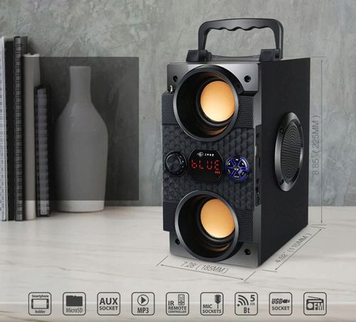 BEZPRZEWODOWY GŁOŚNIK BLUETOOTH MINI KOLUMNA RADIO na Arena.pl