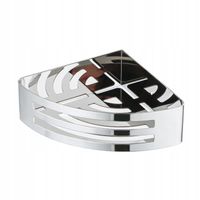 Koszyk półka narożna łazienkowa chrom pod prysznic