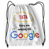 Plecak Dla Taty Sportowy Szkolny Worek Torba Z Nadrukiem Ze Zdjęciem