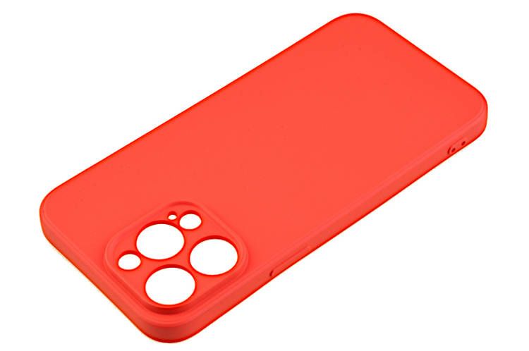 Etui silikonowe Tint do Apple iPhone 14 Pro Max czerwony zdjęcie 2