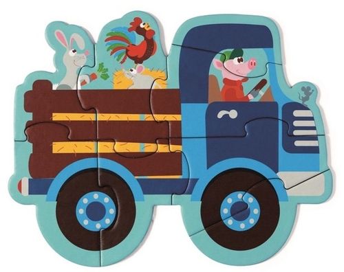 FARMA pierwsze puzzle układanka traktor SCRATCH 2+ na Arena.pl