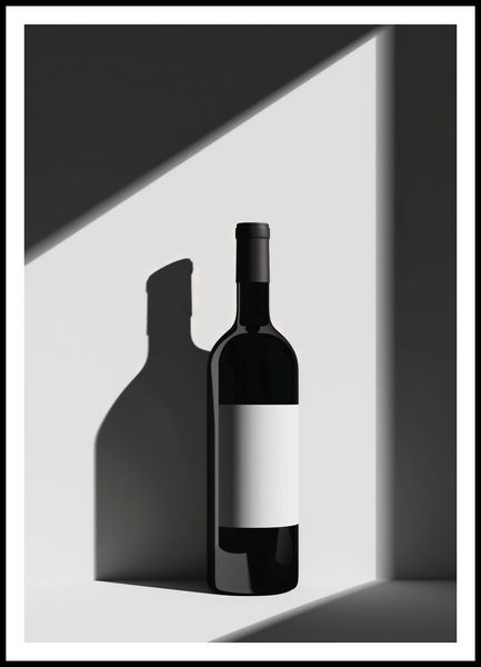 Plakat 70x100cm Butla Wina zdjęcie 3