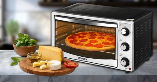 MINI PIEKARNIK PIECYK ELEKTRYCZNY Z TERMOOBIEGIEM DO PIECZENIA 25L na Arena.pl