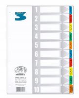 tres przekładka kart. laminowana numer. a4 1-10