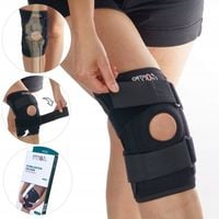 ORTEZA NA KOLANO STABILIZATOR RZEPKI FISZBINY x4 OPASKA STAWU