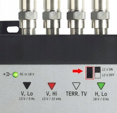 Multiswitch satelitarny DVB-T2 MRP-508 5 wejść 8 wyjść 5/8 Signal na Arena.pl