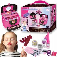 ZESTAW KUFEREK KOSMETYKÓW DO MAKIJAŻU I PAZNOKCI DLA DZIECI PREZENT