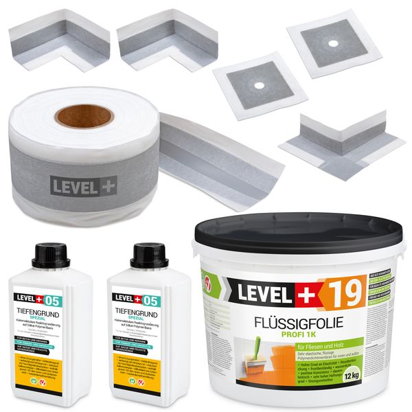 Zestaw Hydroizolacja Folia w płynie 12kg Taśma 15m Grunt zdjęcie 1