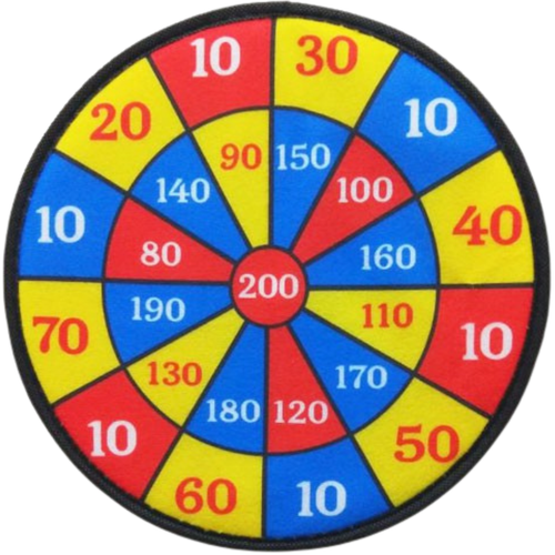 Dart Gra na Rzepy Tarcza Bezpieczne Rzutki Lotki Zręcznościowa Dla Dzieci na Arena.pl