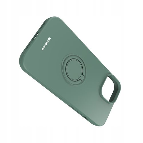 ETUI MATOWE DO IPHONE 15 SPACECASE SILICONE RING CASE SILIKONOWE + SZKŁO na Arena.pl