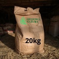 MAKUCH LNIANY 20kg dla koni zwierząt klejący się REWELACYJNA JAKOŚĆ