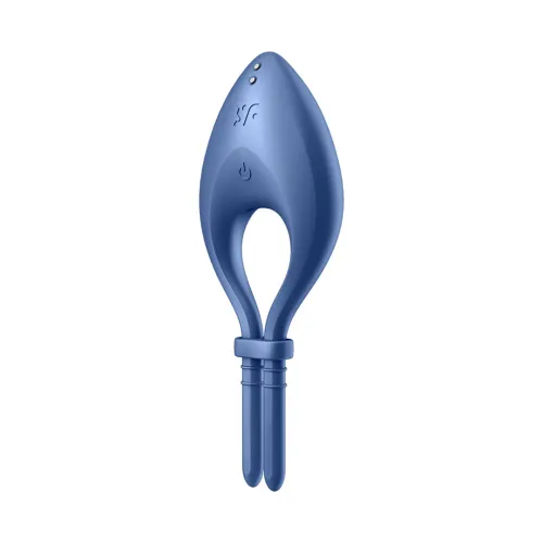 satisfyer bullseye - pierścień wibrujący regulowany, silikonowy, czarny na Arena.pl