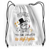 Plecak Sportowy Szkolny Pedagoga Worek Torba Z Nadrukiem Ze Zdjęciem