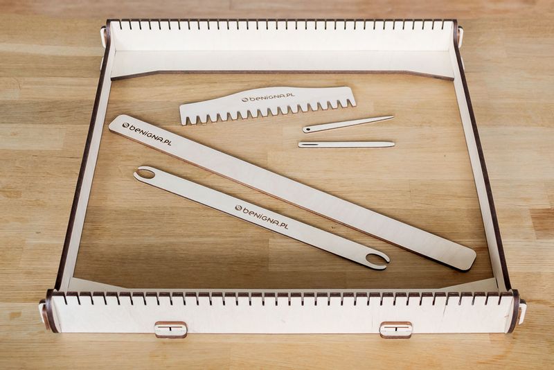 Krosno tkackie, pole robocze 40x40 cm zdjęcie 4