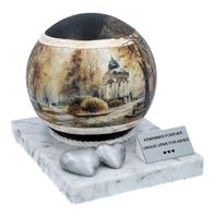 Urna kremacyjna w tematyce jesiennej Urna pamiątkowa na prochy