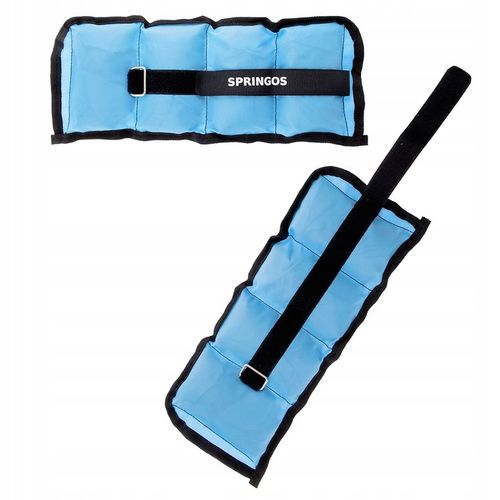 ZESTAW DO ĆWICZEŃ OBCIĄŻNIKI NA KOSTKI NADGARSTKI NOGI CIĘŻARKI 2x1,5 kg na Arena.pl